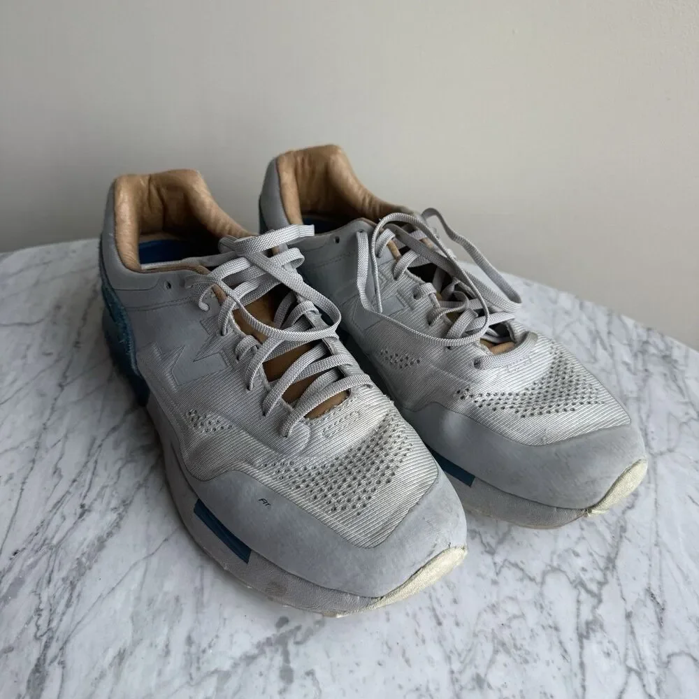 New Balance Men’s MD1500FS Re-Engineered Carolina Silver Blue Suede Leather 9